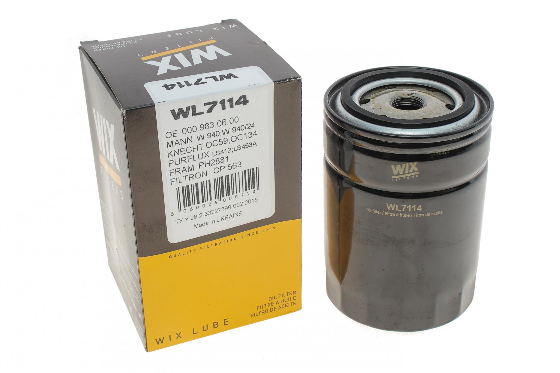 WL7114 WIX FILTERS